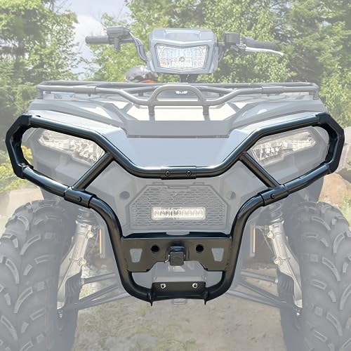 CPOWACE Front Trail Brushguard for Sportsman 570 450, Front Brush Guard Bumper Protector Compatible with Polaris Sportsman 570 450H.O. 2021-2024 Accessories Replace OEM #2884844 Heavy Duty