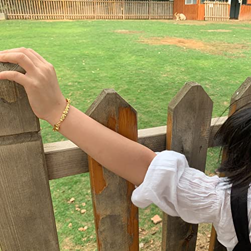 Ethlyn Baby Bracelets For Girls 18K Gold Plated Beads Bracelets Bells Baby Girls Birthday Gifts (My707) #TOP3