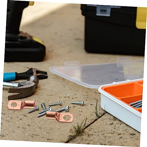 Terminal de punta de cobre para cable con kit termorretractil de conectores de anillo 6