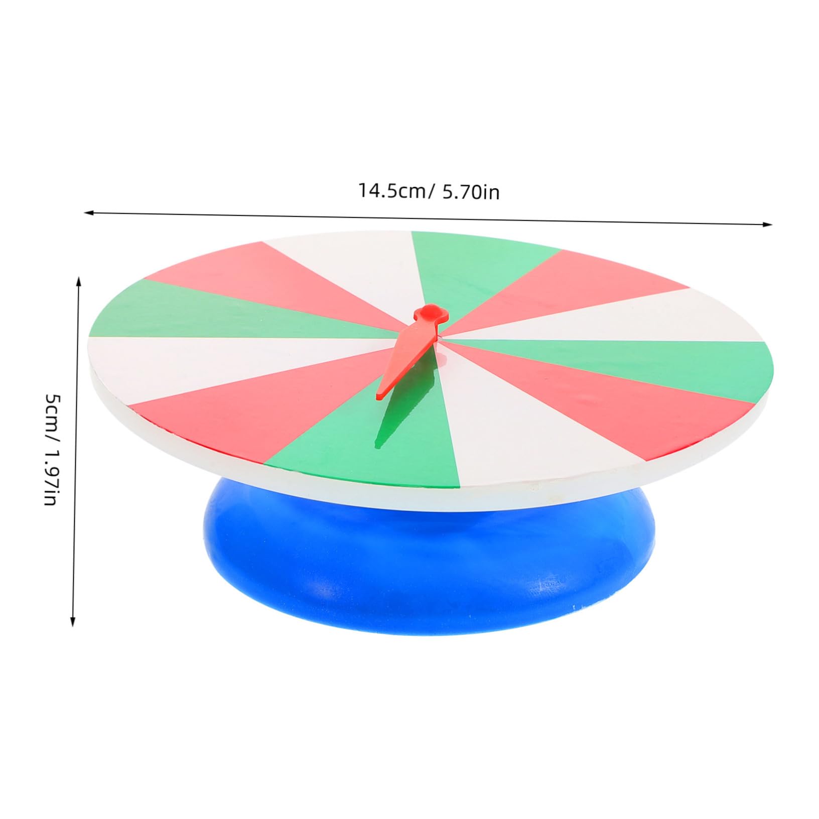 BESPORTBLE Educational Turntable Game Blocks Rotating Wheel for Classroom Activities