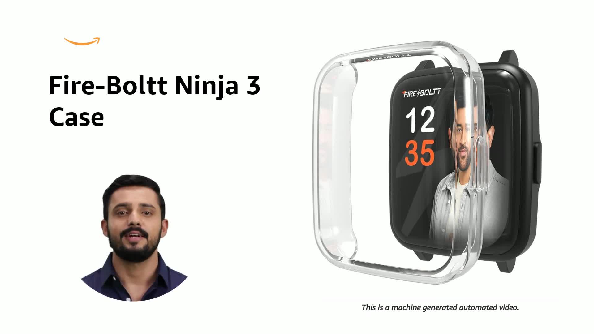 Sounce Watch Case Compatible for Fire Boltt Ninja 3 1.69