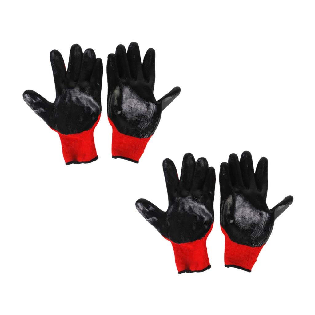 Inzopo Black 2X Protective Gloves Bite-Proof Breathable Preventing Hamster Bite