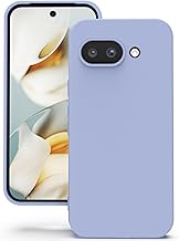 YATWIN Silicone Back Case for Google Pixel 9A, Soft-Touch Phone Back Cover for Google Pixel 9A - Lilac