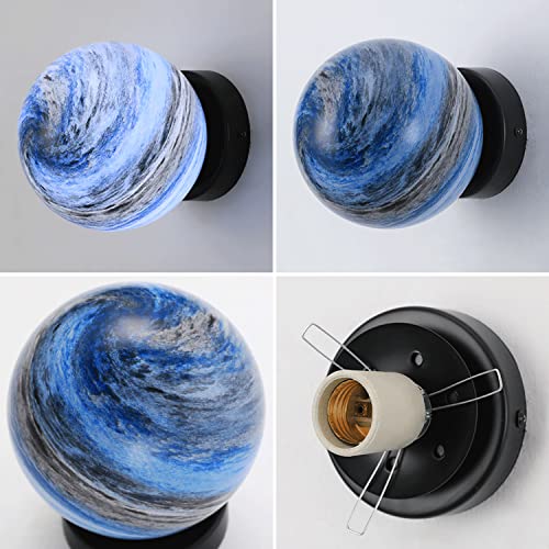 Lámpara de pared decorativa con forma de planeta, el regalo original para dormitorios infantiles 6