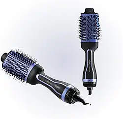 Escova Modeladora Elgin 3 Em 1 Seca Alisa Modela Resistente Lilas Glossy Roxo Bivolt 127/220v