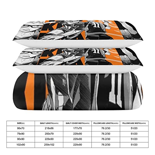 SK-PBB Haikyuu - Set di biancheria da letto 3D