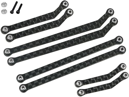 NexxSpeed - Juego de eslabones de carbono de alta holgura - AXIAL SCX24 DEADBOLT