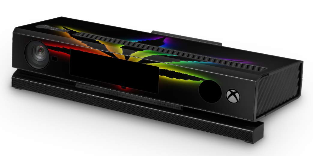 GNG WEED Console Skin Decal Sticker + 2 Controller Skins compatible with Xbox One & Kinect — view 3