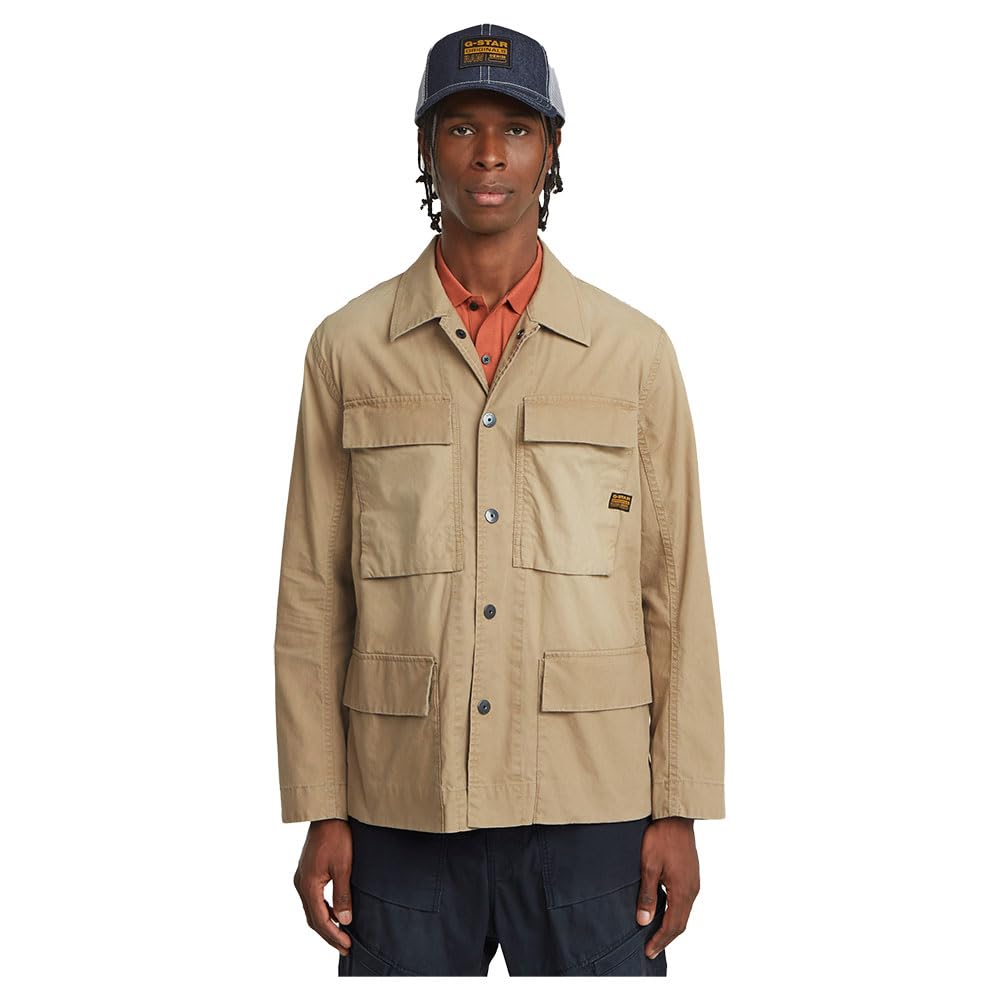 G-STAR 4 Pkt Overshirt Overshirts, Beige (Toggee D26429-D387-5750), L Uomo-image