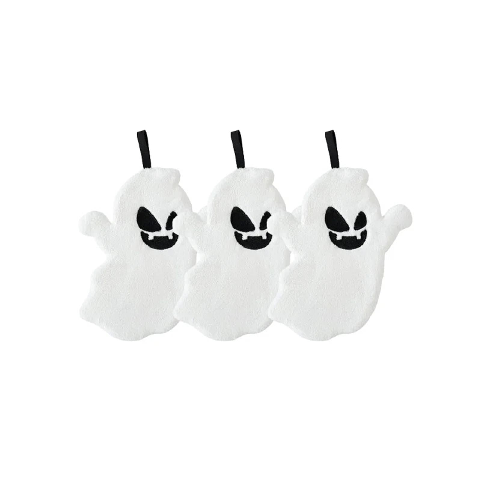 WSQHAO 3Pcs Hand Towels, Cute Bathroom Hanging Soft Absorbent Suitable For Home, Kitchen, Tea Towel for Hand(Color1)