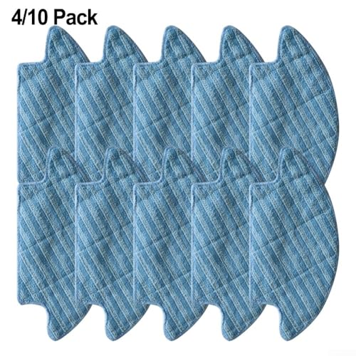 4/10 Pack Mop Cloth Kit, Robot Vacuum Cleaner Mop, Washable Mopping Pads Accessories Set For LEFANT M213S Robot Vacuum Cleaner(4 Pack) – Bild 6