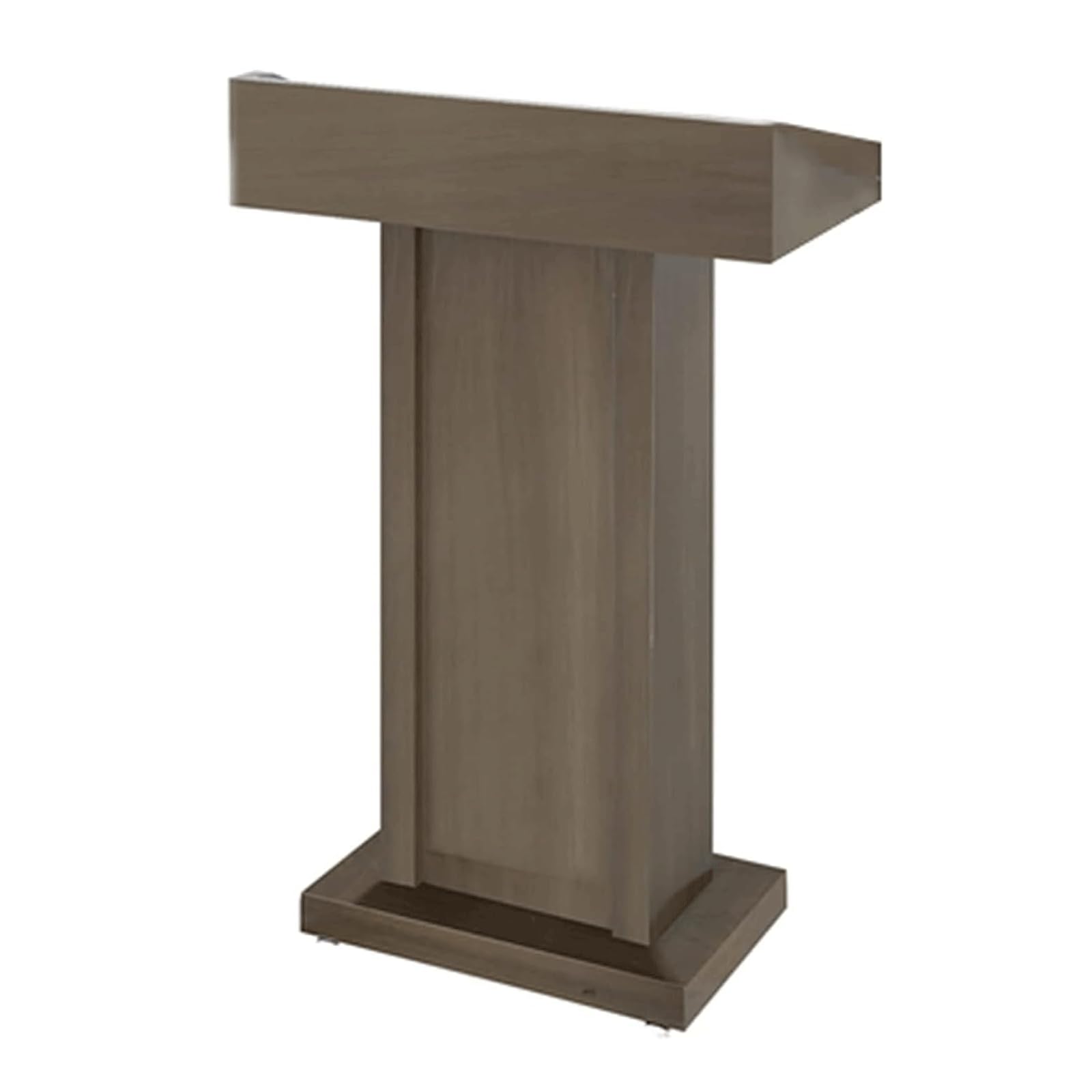 Modern Podium Solid Wood Lectern Waterproof and Smooth Surface Pulpits Church Podium Stand Laptop Table Conference Podium
