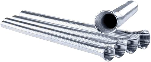 ICOOL Juego de 5 dobladores de tubos de resorte para tuberías O.D. 14, 516, 38, 12 y 58 pulgadas.