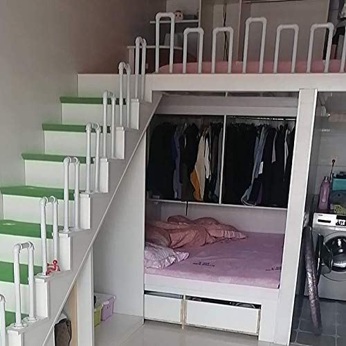 Main courante d'escalier extérieure barre de soutien en U
