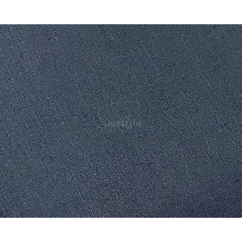 Plain Denim Blue Polycotton Fabric for Crafting Cover
