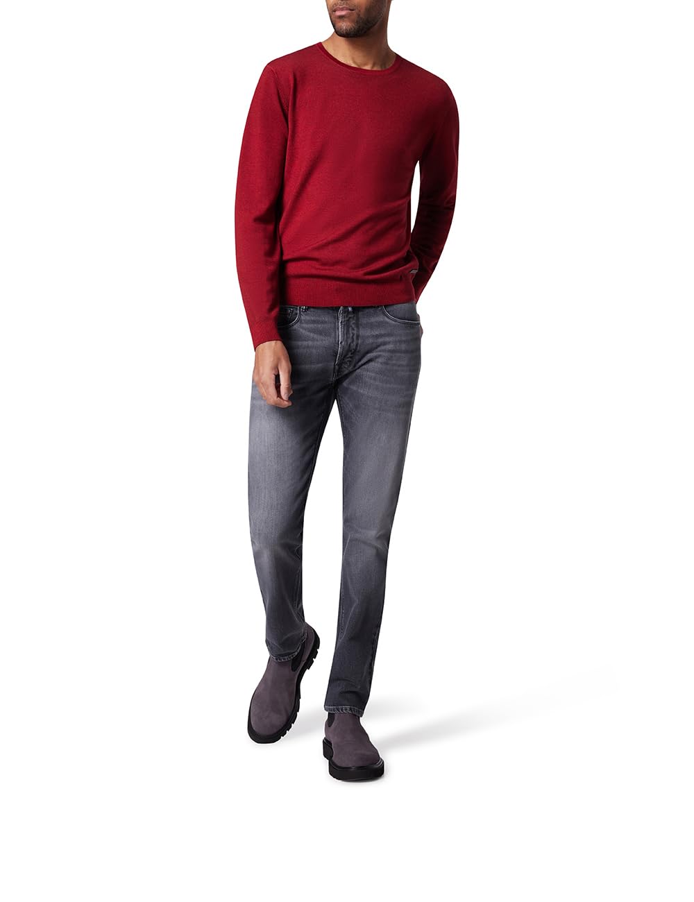 Pierre Cardin Herren Jeans PC-Lyon | Männer Hose | Tapered fit | Grey Used Buffies Washed | Grey Used Buffies 7742 9834 | 33W - 36L