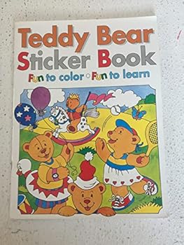 Paperback Teddy Bear Stickers Book