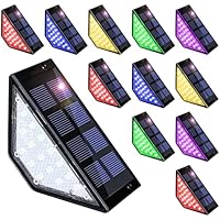 12-Pack Solar Deck and Stair Lights (RGB) only .99: eDeal Info
