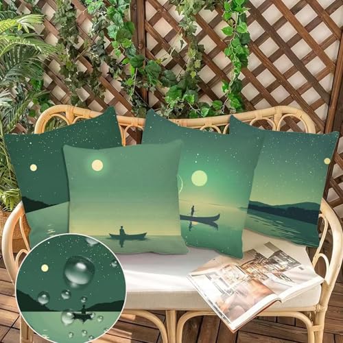 Coussin extérieur imperméable 65x65 : Protégez vos oreillers de jardin de l'humidité - 4