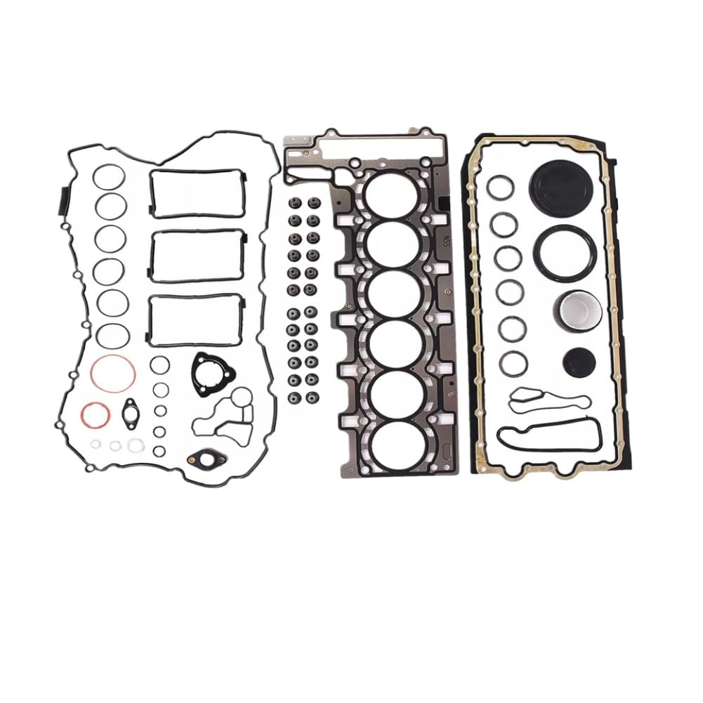 Juego completo de juntas para motor de gasolina de 3,0 L N55B30 compatible con BMW 135i 335i 535i X3 X5 X6 F16 F30 F25 11617588624 11127599212 11340032582