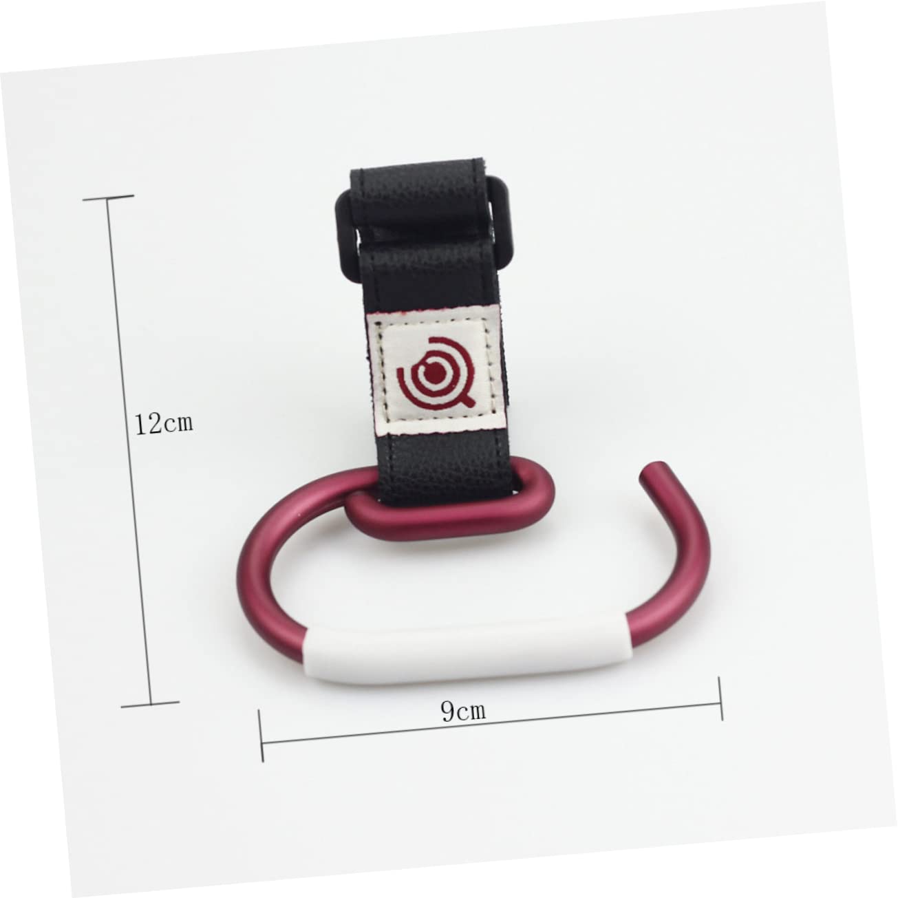 SHOWERORO Stroller Hooks for Diaper Bags Baby Stroller Hooks Tape Mom Clip Stroller Hooks Stroller Accessories for Shopping Walking