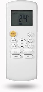 Replacement Remote Control for Midea MRCOOL FRIMEC Klimaire AC Air Conditioner R57B1/BGE RG52A2/BGEFU1 RG57/BGE RG57A/BGE RG57A1(B)/BGE RG57B/BGE RG57B/BGEFU1