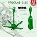 MorningRo 1 Pack Marine Kayak Anchor Kit Folding Grapnel Boat Anchor Kit Kayak Fishing Accessories for Small Boats Canoe Paddle Boards(Dark Green,1.5 lb)