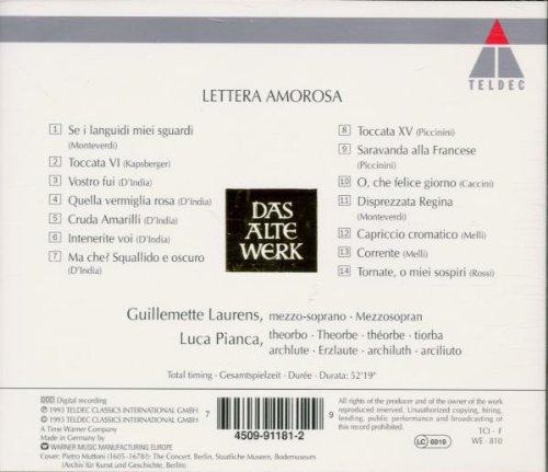 Miniatura 2 de Lettera Amorosa