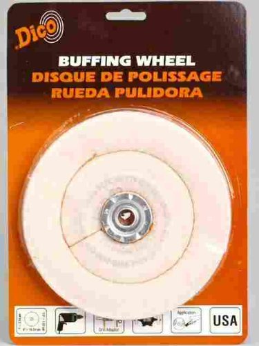 Dico 7000169 6" X 1/2" Cotton Buffing Wheel