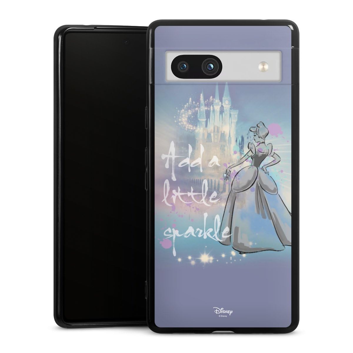 Coque silicone Google Pixel 7a antichoc et flexible Disney Cendrillon