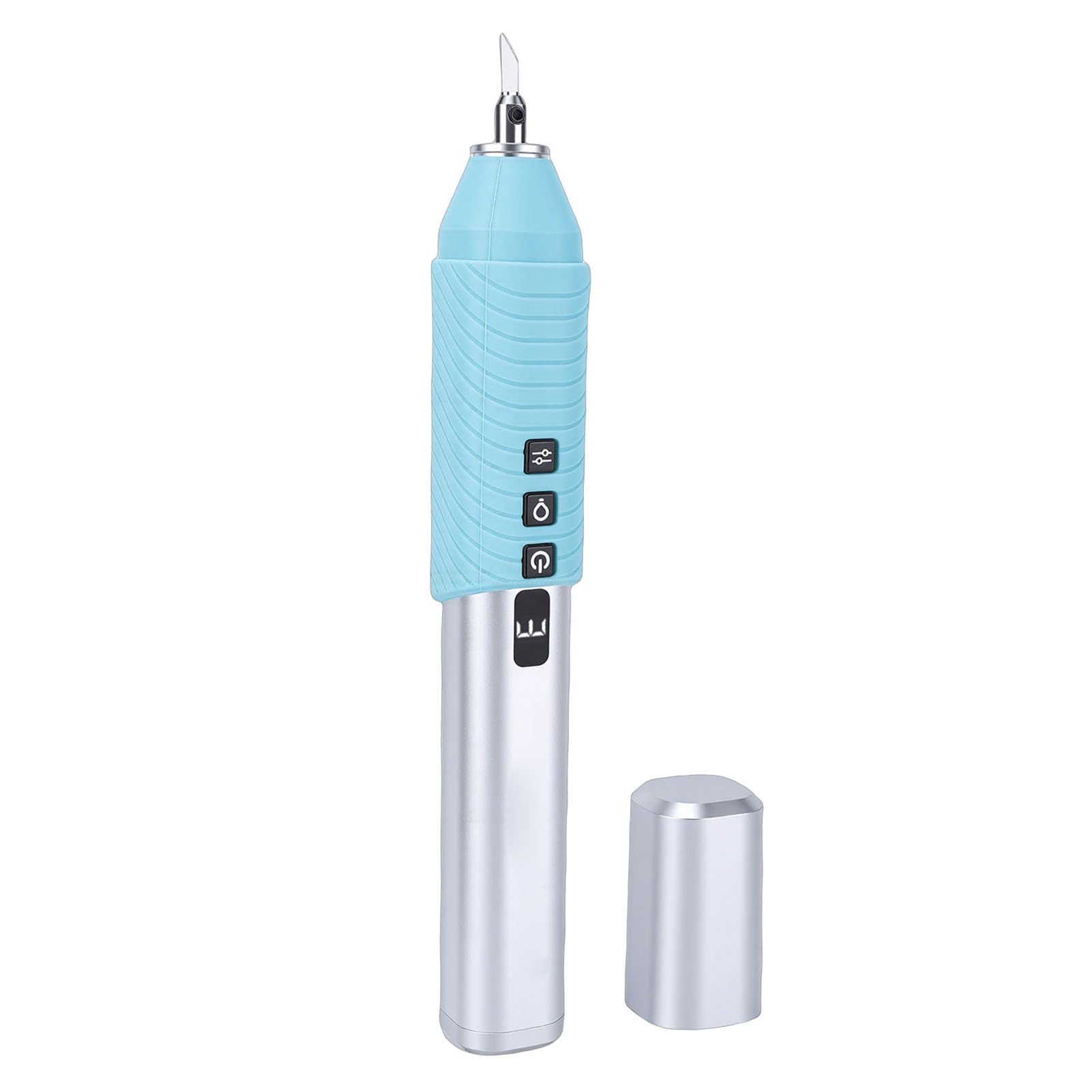 FTVOGUE Taglierina Ad Ultrasuoni Compatta Utensile da Taglio 40KHz per Appassionati di Fai da Te, Batteria da 3200 MAh, Luce LED per Stampa 3D Taglio di Modelli Artistici