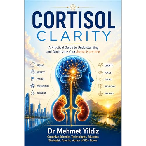 Cortisol Clarity Audiolibro Por Dr Mehmet Yildiz arte de portada