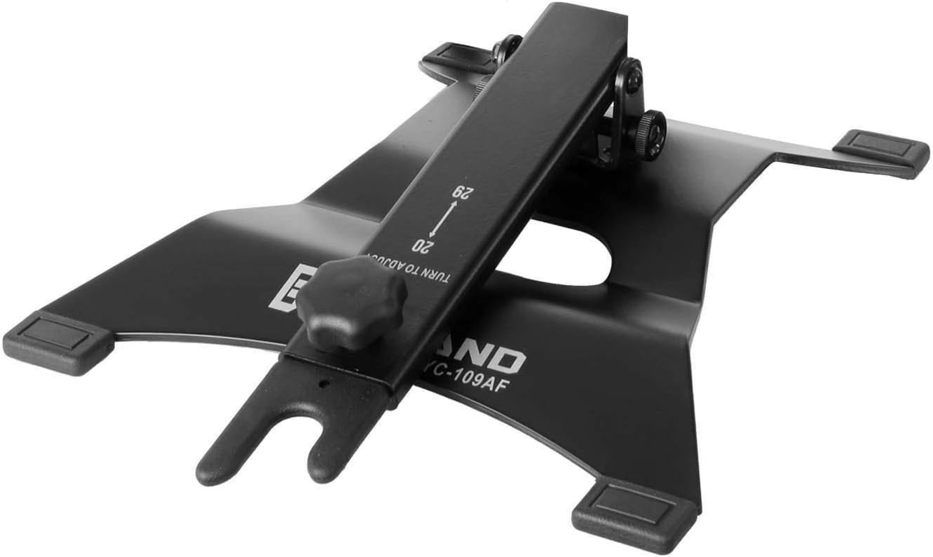 BIKEHAND Bicycle Floor Type Hub Mount Parking Rack Stand - for 24" to 29" Kids Mountain and Road Bike Indoor Outdoor Storage Disc Brake Compatible
