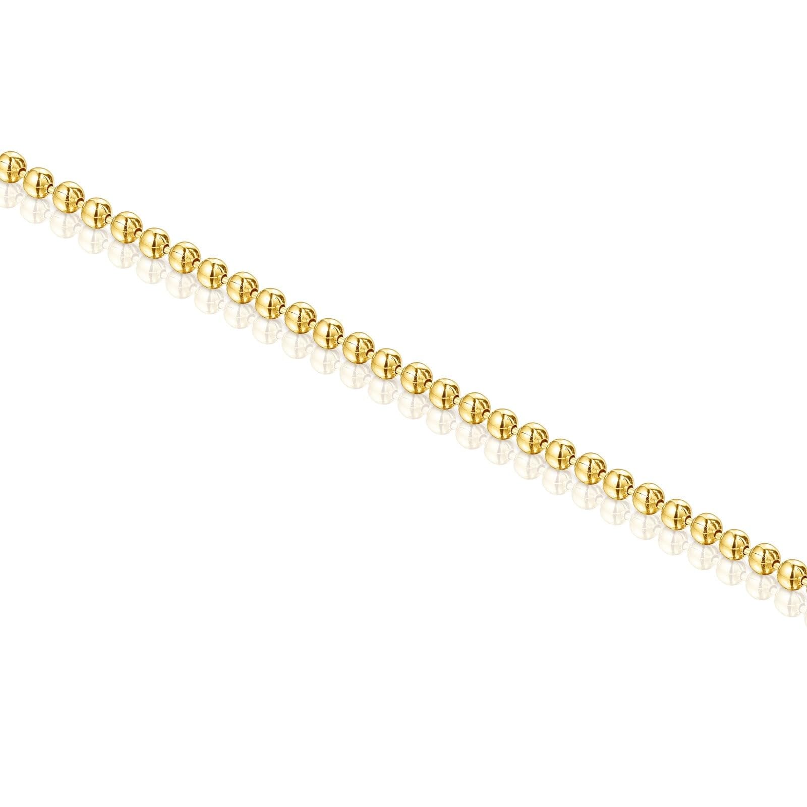 TOUS Pulsera con baño de oro 18 kt sobre plata Gloss