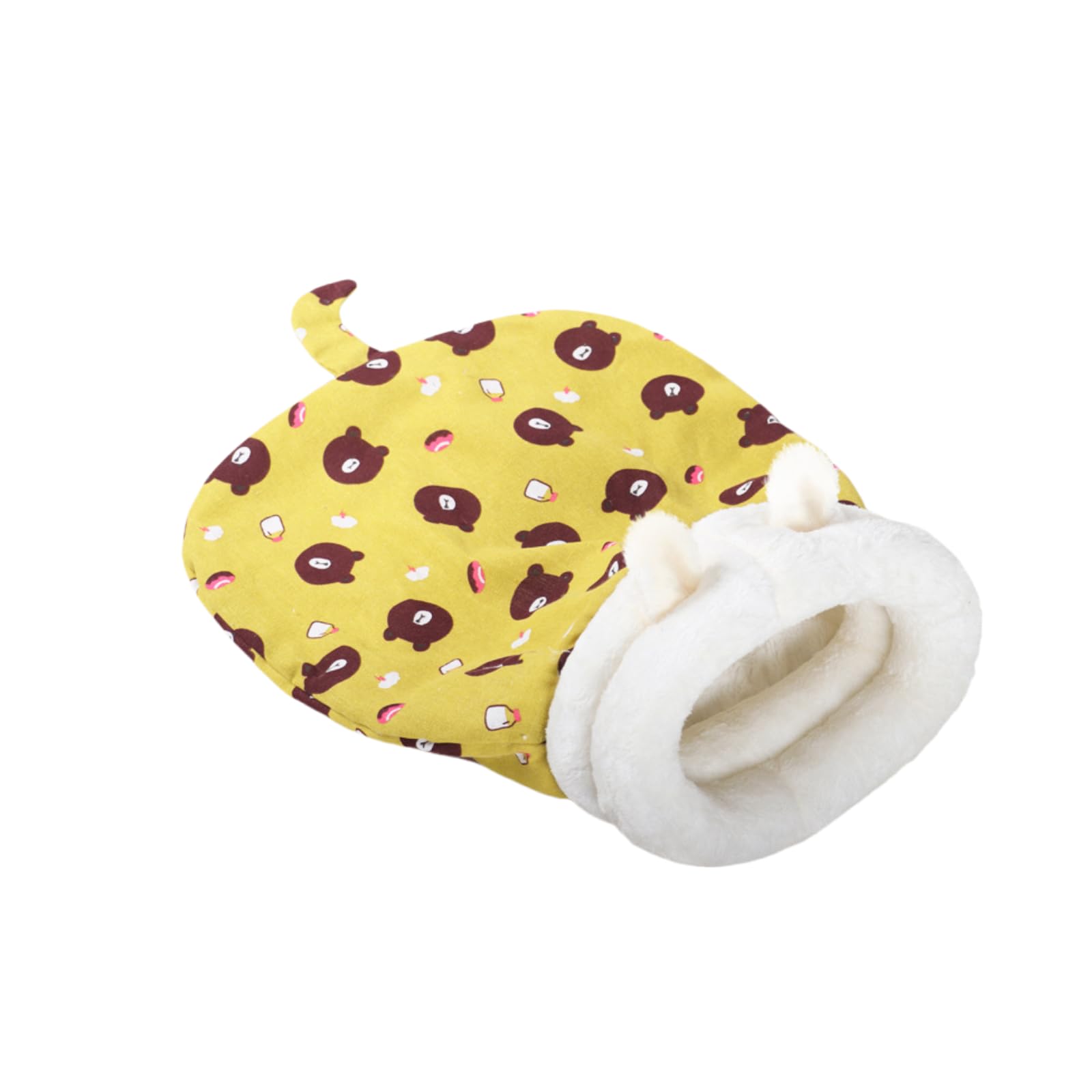 Cat Sleeping Bag for Indoor Cats, Self Warming Cat Cave Bed Soft Plush Large Cats Sack Self Warm Bed Cozy Winter Sleep Bag 360°Warm Pet Sleeping Bags
