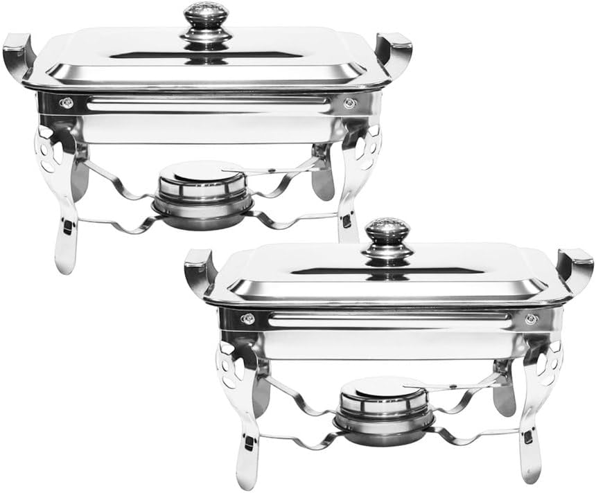 AIZYR Chafing Dishes for Buffet, Stainless Steel Buffet Server Food Warmer Chafers Buffet Warmer for Party, Events, Wedding