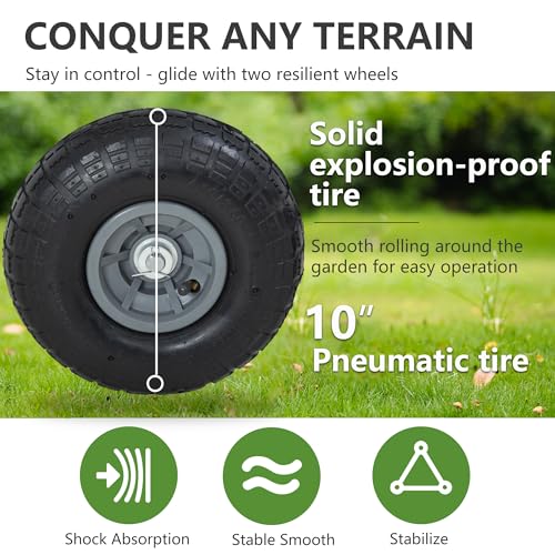 image for PayLessHere Hose Reel Hold Up To 300 Ft Heavy Duty Garden Hose Reel St