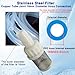 16mm Stainless Steel Encryption Filters Encryption Garden Hose Strainer with 16mm Barb Connection for Sprayer，Car Washers，Oil Pumps and Industrial Equipment 1pcs