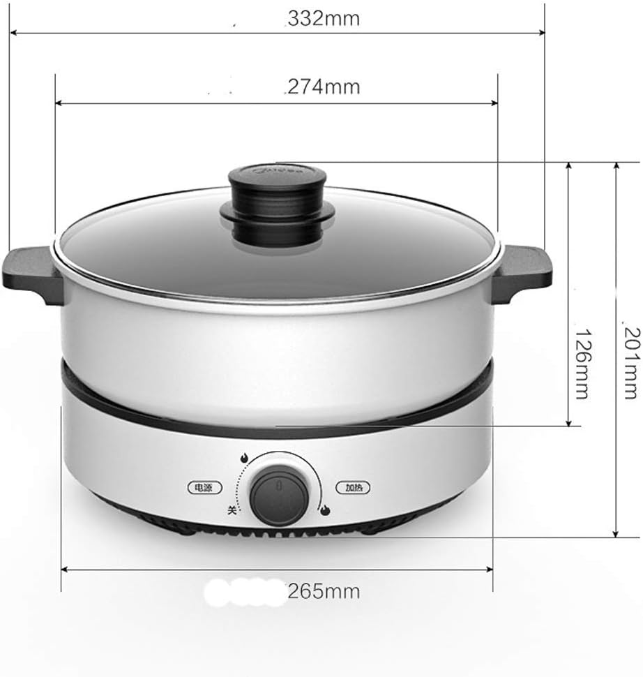Electric Fondue Pot with Temperature Control Removable Pot - Perfect for Chocolate Caramel Cheese Sauces and More