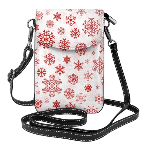 Portefeuille en cuir PU motif Noël blanc, cadeau idéal femme