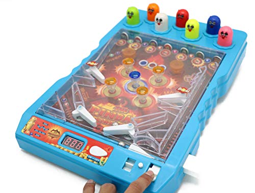 VERZABO Tabletop Pinball Machine Game Arcade Game Toy for Kids Ages 3+