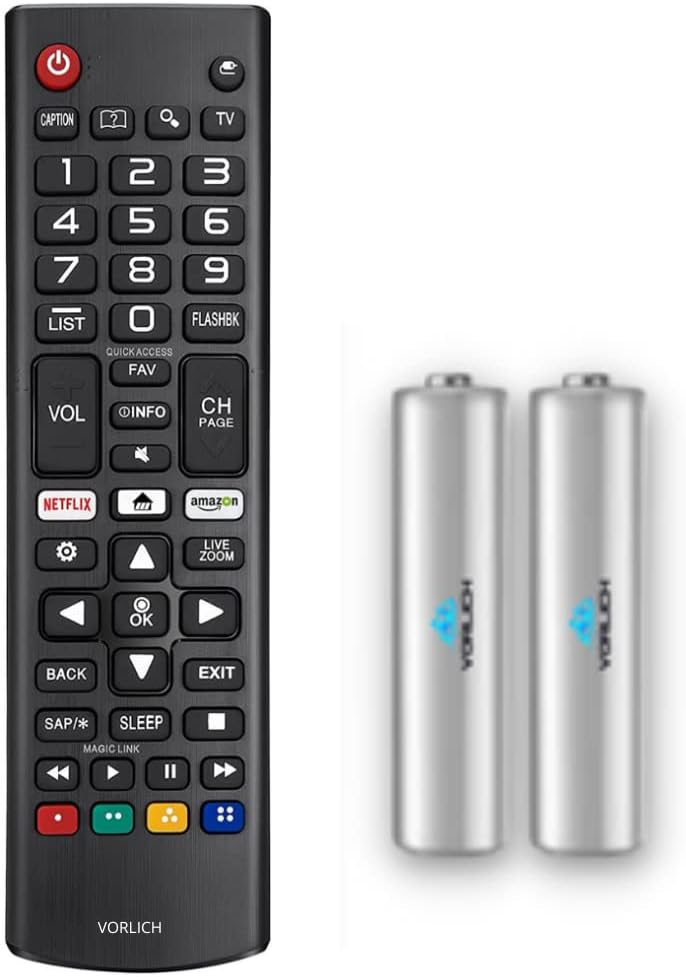 Vorlich® Universal LG Remote Control for LG Smart TVs - Compatible with all LG Smart TVs - Batteries Included - UK Tech Company with UK Aftersales Support