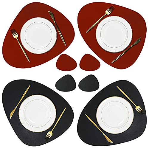 List of Ten Best Red Placemats Top Picks 2023 Reviews