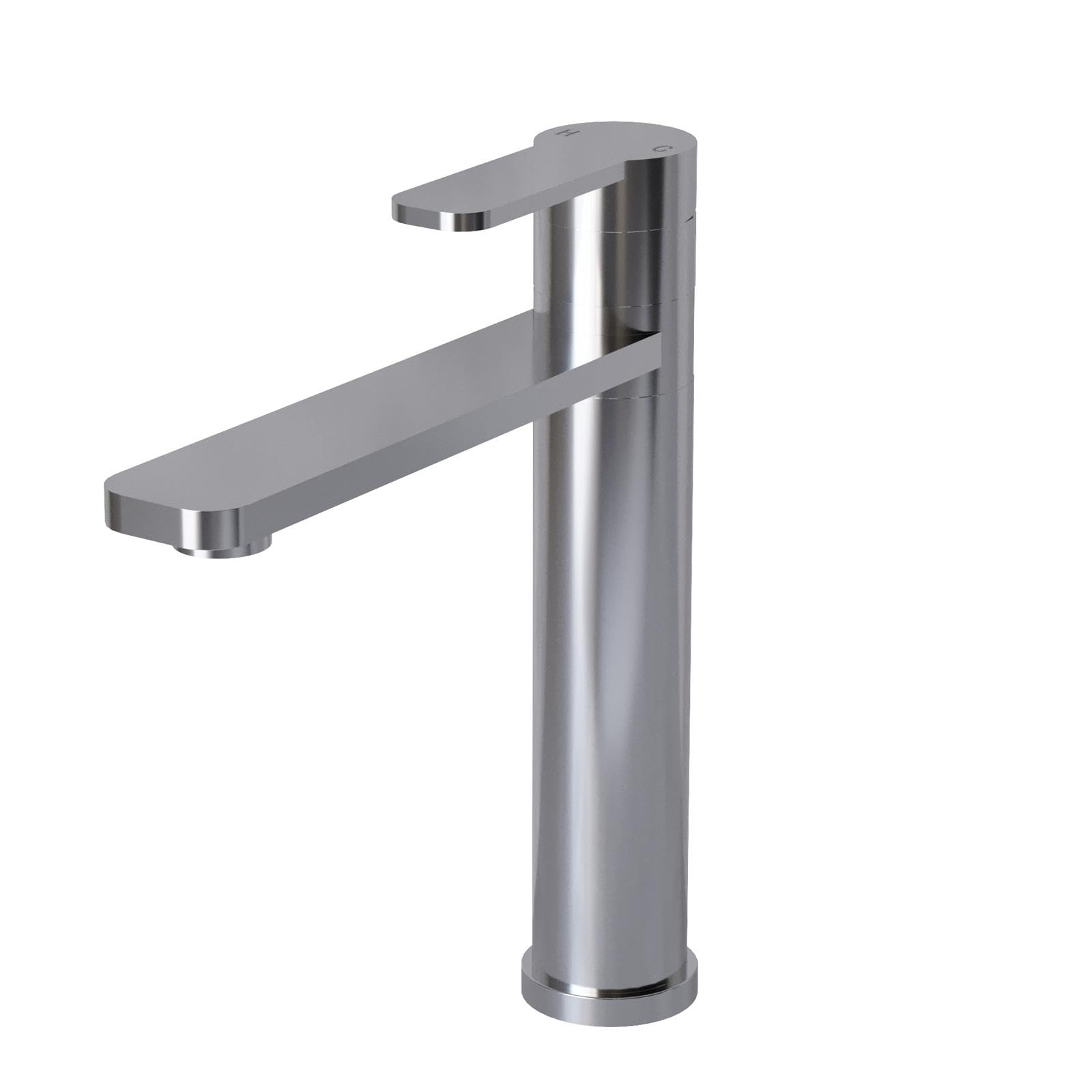 Liquida Silver Lx388ch Single Lever Pillar Style Swivel Spout Kitchen Tap In Chrome Size 1