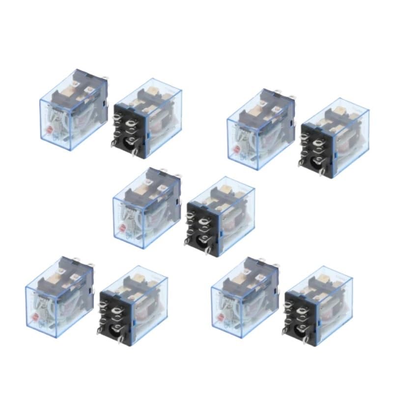 Relais LY2NJ HH62P 10A haute conductivité avec bobine AC 12V pour automatisme