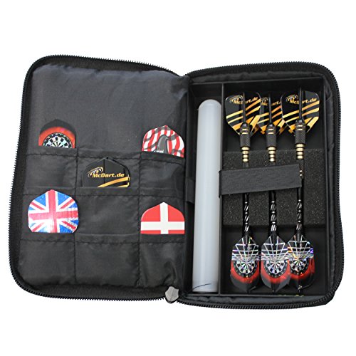 McDart funda con 6 dardos y accesorios
