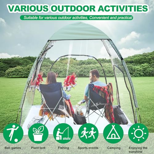 Carpa transparente para 2 personas para exteriores miniatura 4