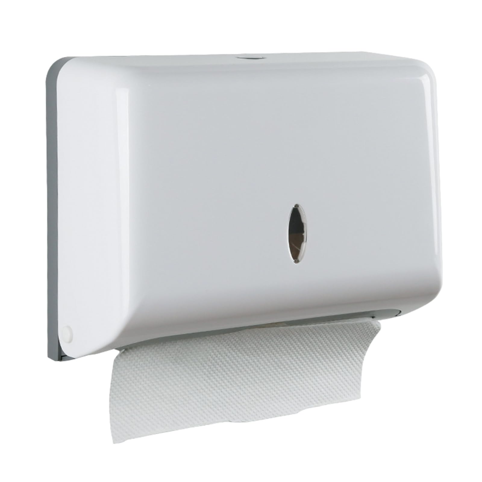 ASelected Paper Towel Dispenser,Multifold Hand Towel Dispenser Wall Mounted,Tissue Dispenser,Hand Paper Towel Dispenser,Paper Towel Holder for Kitchen Bathroom Hotel Resturant,Holds 200 Paper,White