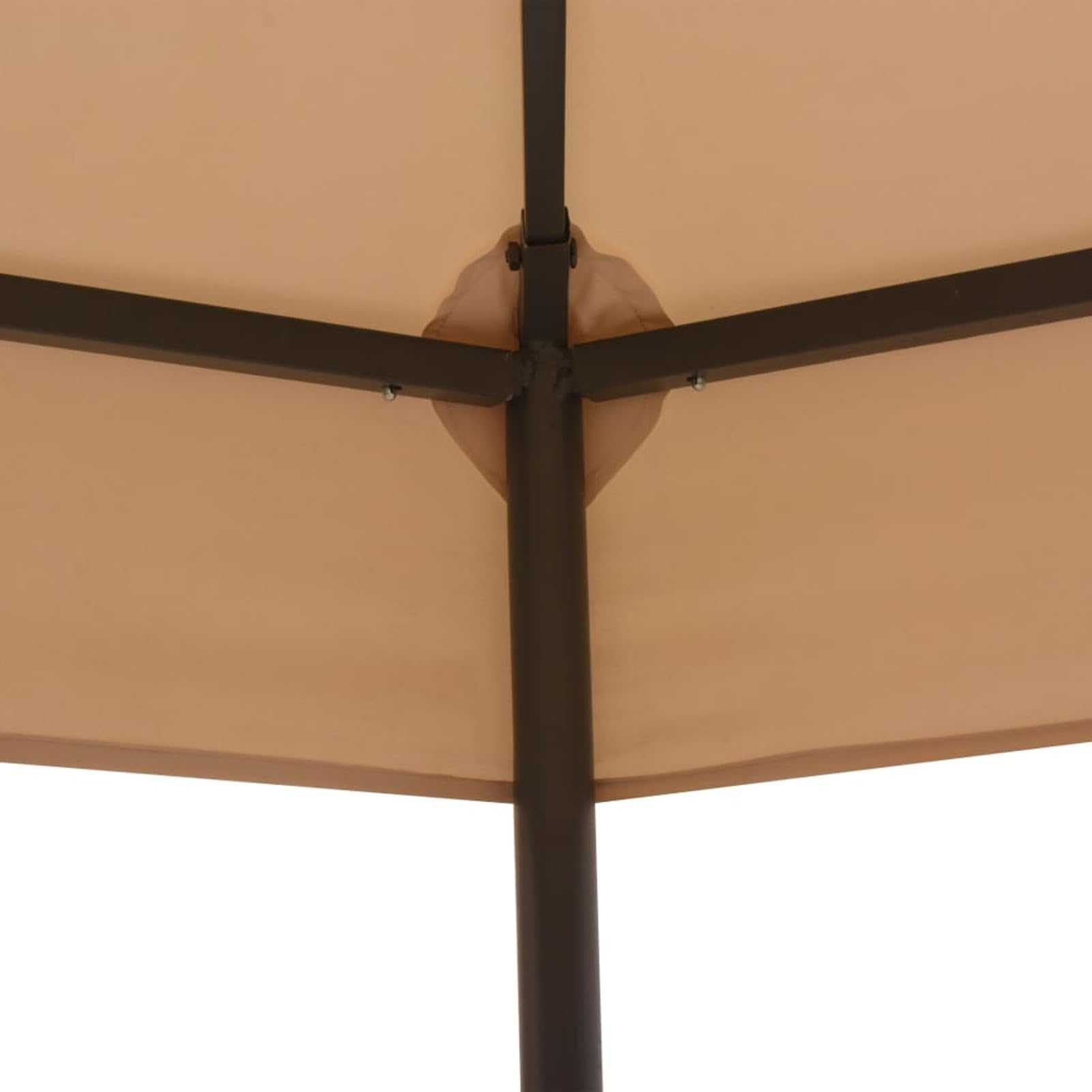 Gartenpavillon Partyzelt, Party Deko, Festzelt, Pavillon, Garden Decoration, Canopy Tent, Lagerzelt, Gartenpavillon, Hexagonal Beige 323x265 cm