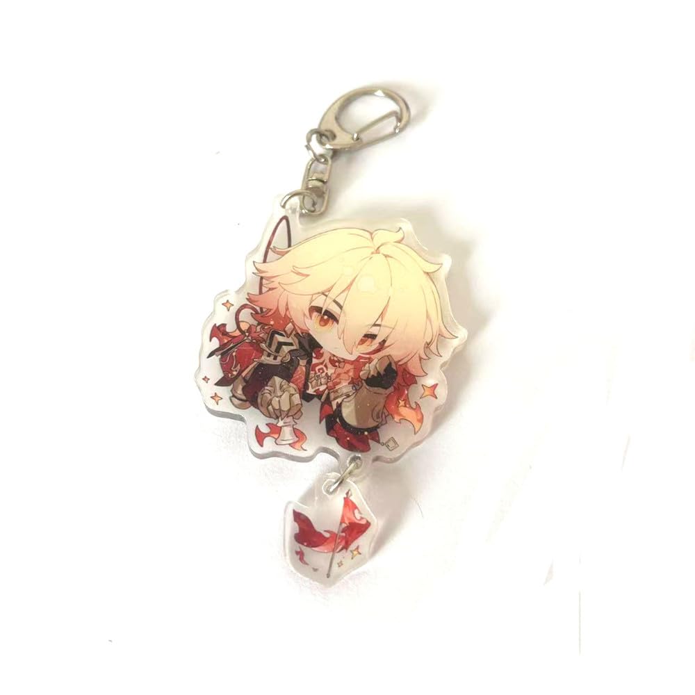 Cute Honkai Star Rail Cosplay Acrylic Keychain G Shaped Buckle Accessories Bag Car Pendant Key Ring Game Fans Gift